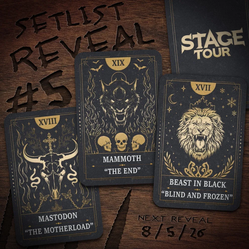 Official artwork for Stage Tour Setlist Reveal #7