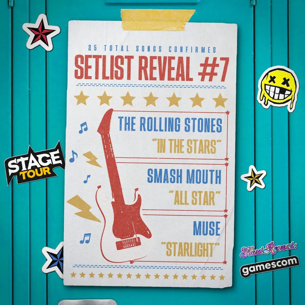 Official artwork for Stage Tour Setlist Reveal 7
